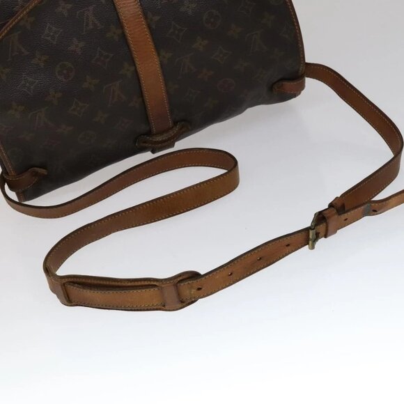 LOUIS VUITTON Monogram Saumur 35 Shoulder Bag M42254 LV Auth 108141 - Picture 7 of 16